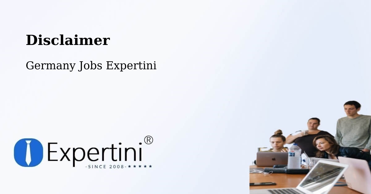 Disclaimer – Bottrop - Germany Jobs Expertini